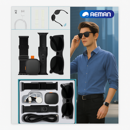 RM43 Smart Combo Kit – Watch + Sunglasses + Accessories