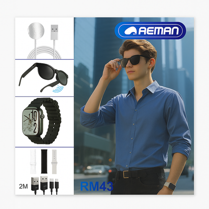 RM43 Smart Combo Kit – Watch + Sunglasses + Accessories