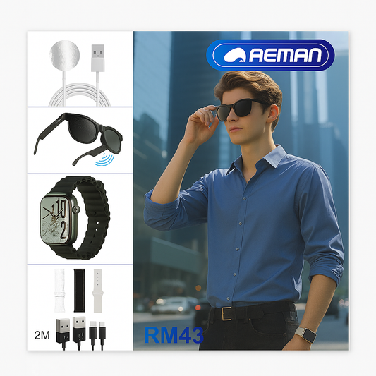 RM43 Smart Combo Kit – Watch + Sunglasses + Accessories