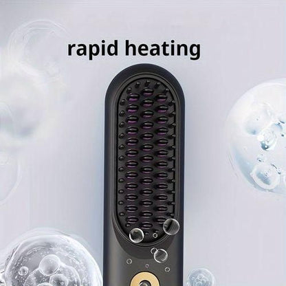 SmartHeat 2-in-1 Hair Straightener Brush