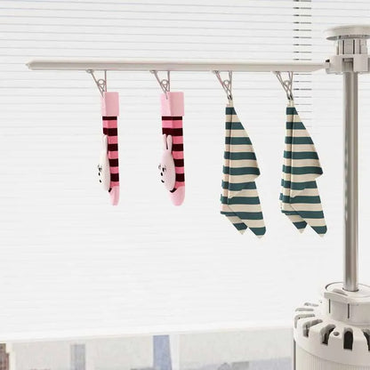 360° Rotating Laundry Drying Stand  Foldable Heavy Duty Clothes Rack|منشر غسيل دوّار 360° قابل للطي وقوي التحمل