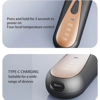 SmartHeat 2-in-1 Hair Straightener Brush