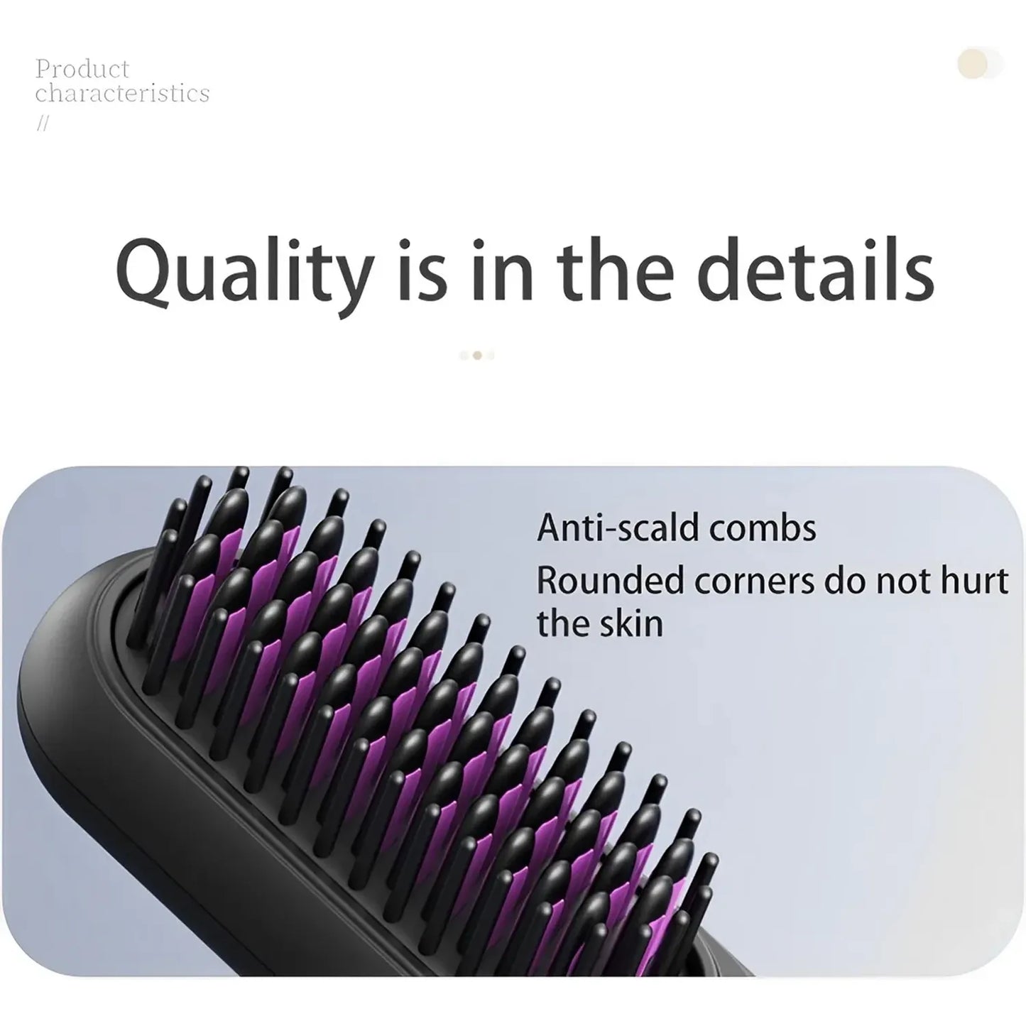 SmartHeat 2-in-1 Hair Straightener Brush